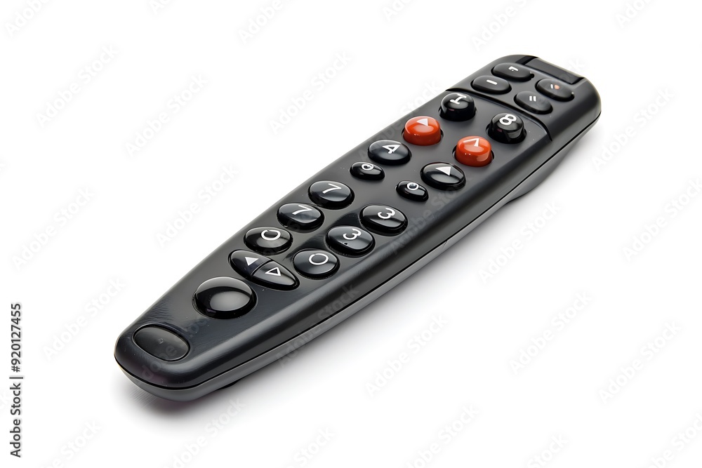 Remote control isolated on white background. Remote control isolated on white background.