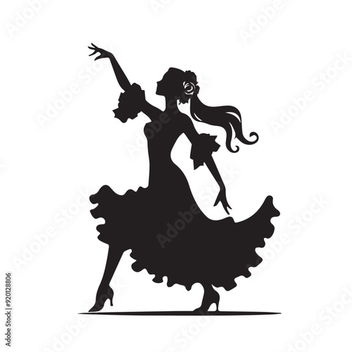 Bailarina de flamenco