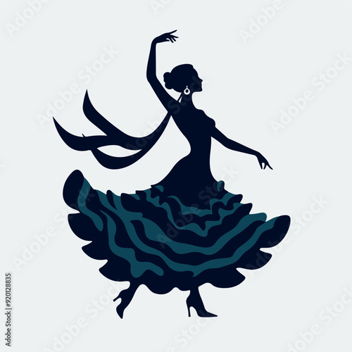 Bailarina de flamenco