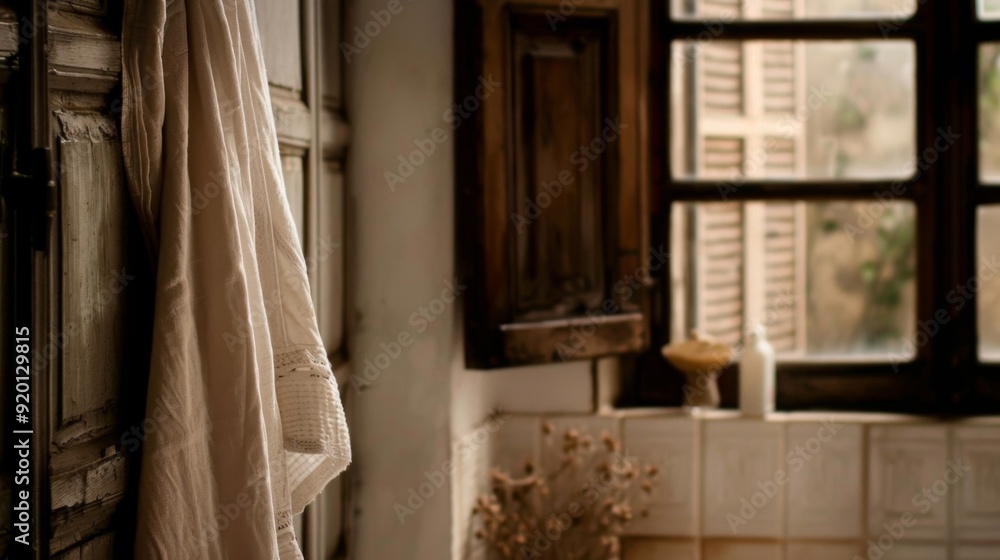 Messy Bathroom Scene, an overturned folding screen lies on the floor surrounded by scattered items, showcasing a chaotic yet minimalistic atmosphere with ample free space. Messy Bathroom Scene, an overturned folding screen lies on the floor surrounded by scattered items, showcasing a chaotic yet minimalistic atmosphere with ample free space.