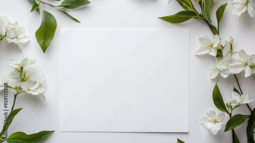 Blank a4 paper on white background stock photo Blank a4 paper on white background stock photo