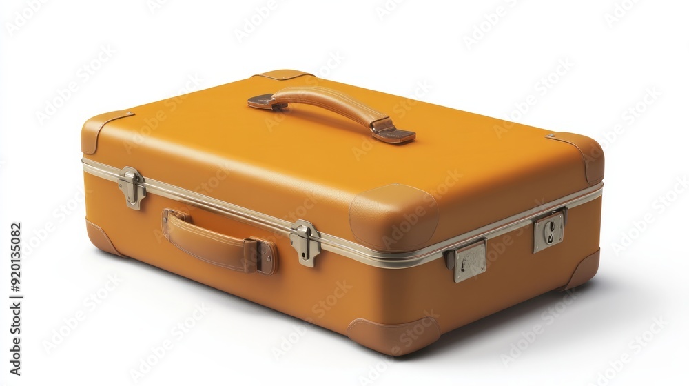 on white background, suitcase isolated on white. 3D rendering with clipping path on white background, suitcase isolated on white. 3D rendering with clipping path