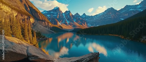 Moraine Lake in Canada photo