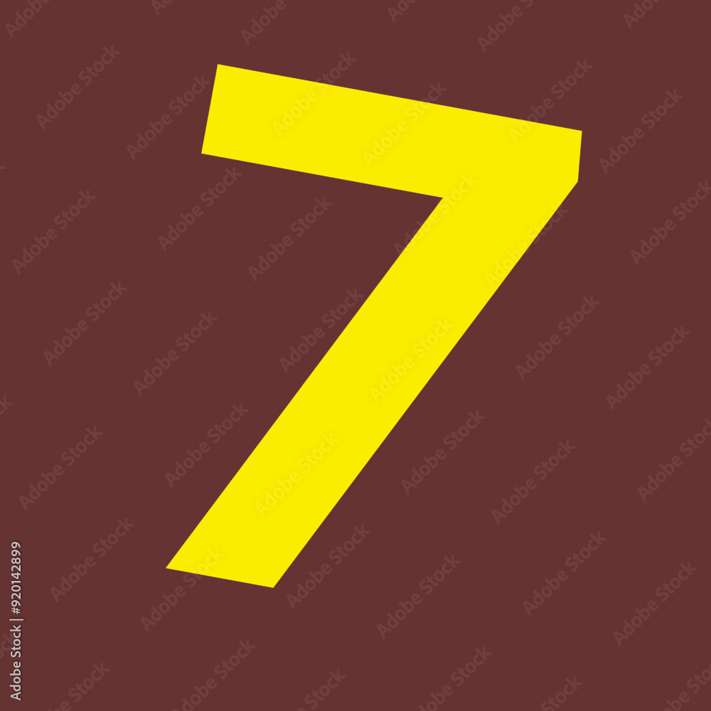 number six in fiery orange number six in fiery orange