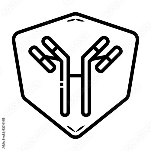antibody Line Icon