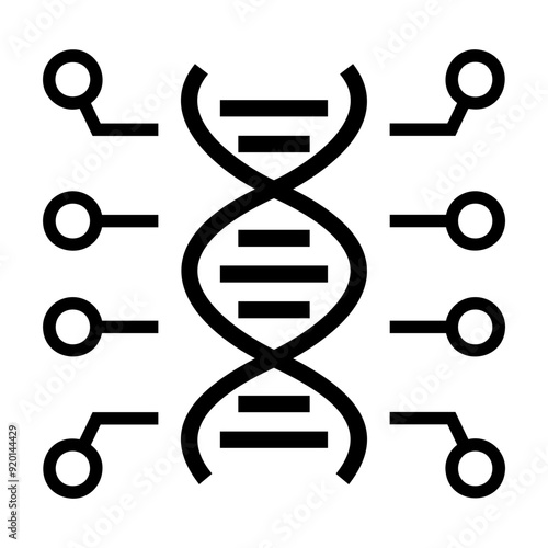 bioinformatics Line Icon