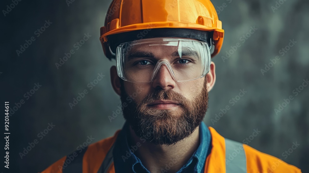 Portrait of young beautiful female engineer in helmet posing to camera4 Portrait of young beautiful female engineer in helmet posing to camera4