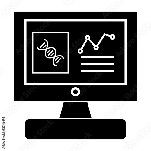 biomedical informatics Solid icon