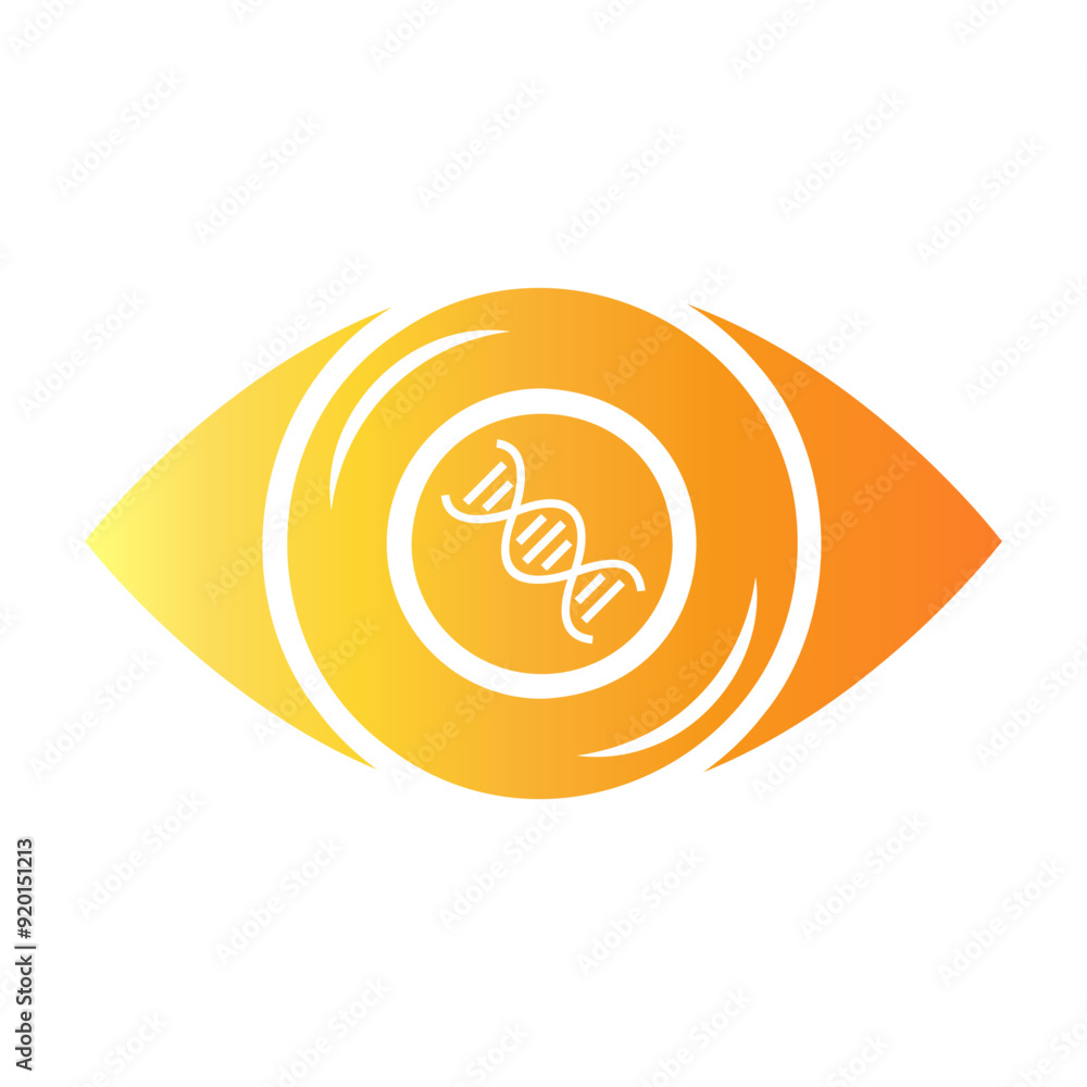 Obraz premium biomedical vision Gradient icon
