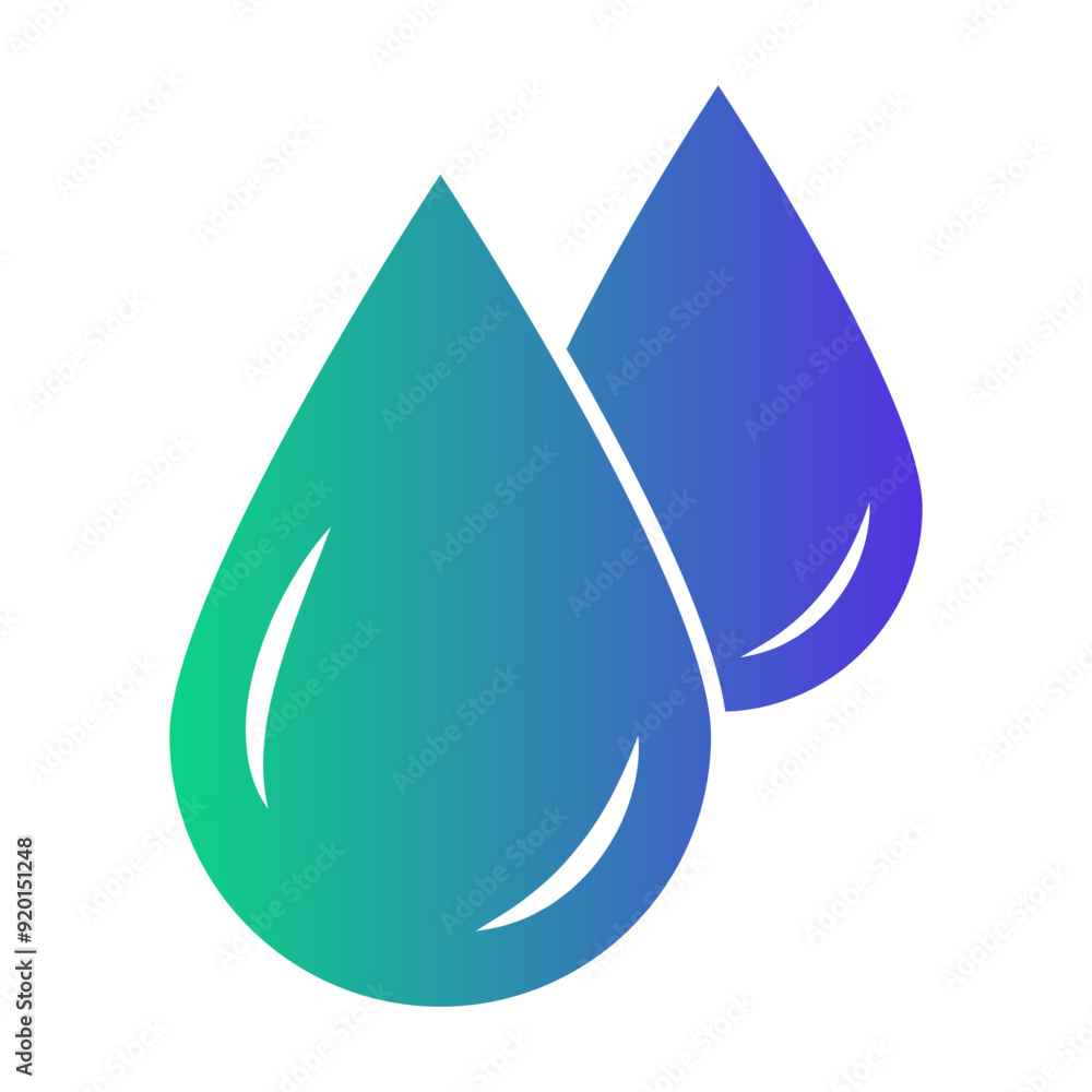 blood drop Gradient icon blood drop Gradient icon