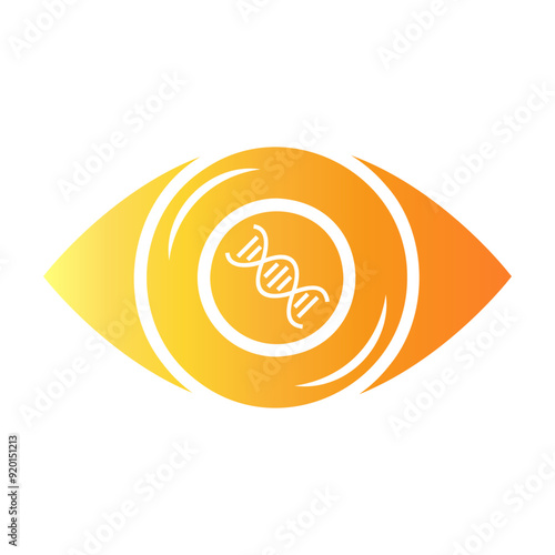 biomedical vision Gradient icon