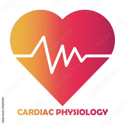 cardiac physiology Gradient icon