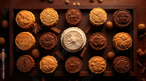 Delicious Mid-Autumn Festival mooncake pictures