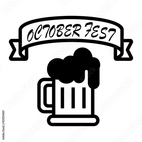 octoberfest Line Icon