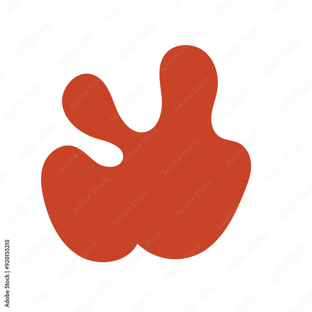 Red abstract Shapes vector decoration Red abstract Shapes vector decoration