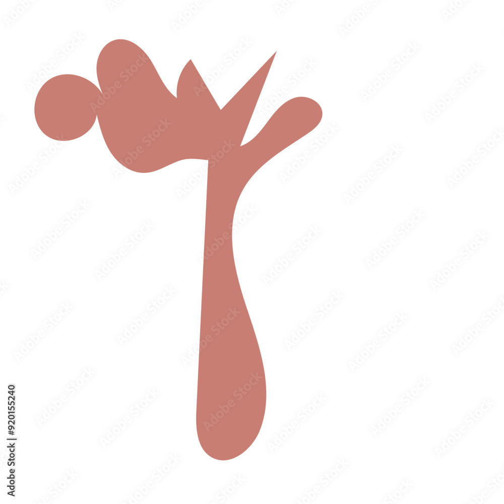 Obraz premium Red abstract Shapes vector decoration 