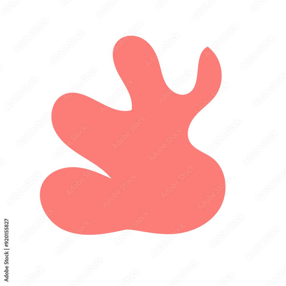 Red abstract Shapes vector decoration Red abstract Shapes vector decoration