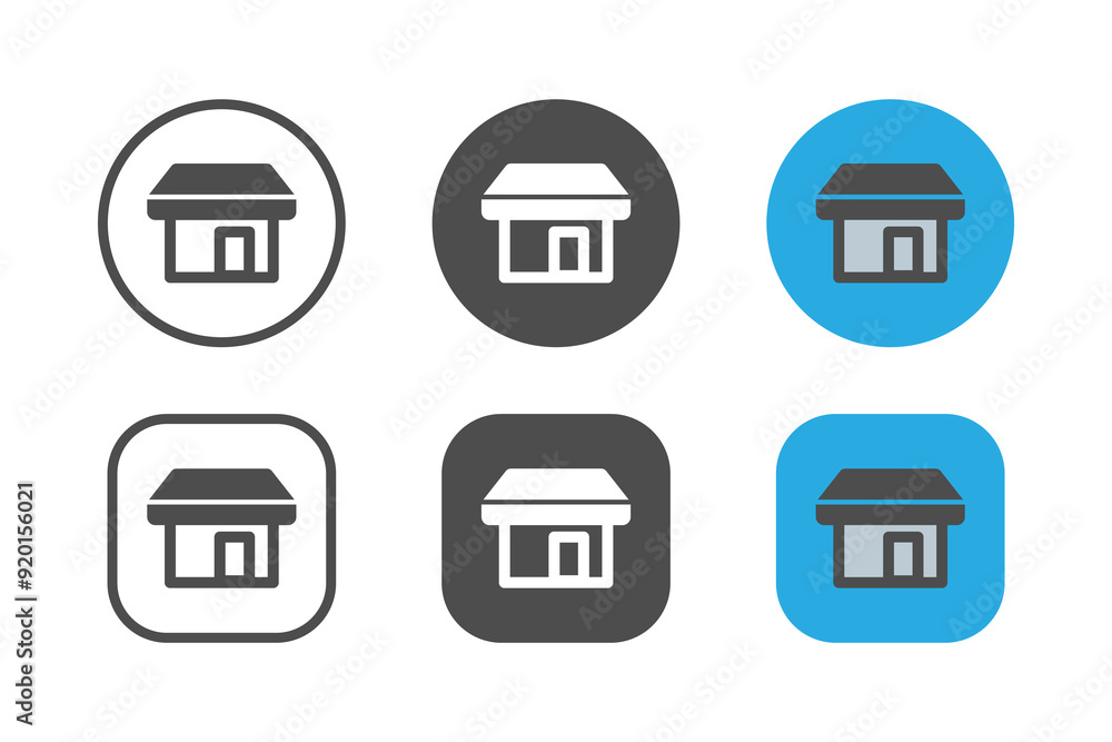 vector collection of store or e commerce icons in flat design vector collection of store or e commerce icons in flat design