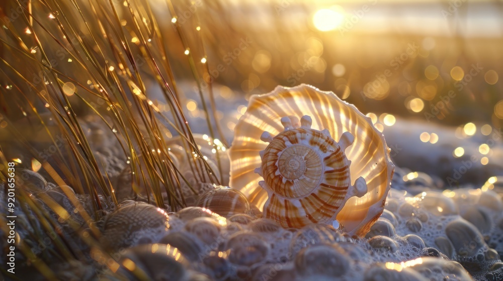 Seashell at Sunset Seashell at Sunset