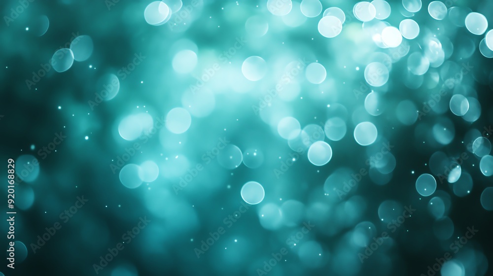 Bokeh lights in cool tones forming an abstract background, organic shapes, dreamy and serene Bokeh lights in cool tones forming an abstract background, organic shapes, dreamy and serene