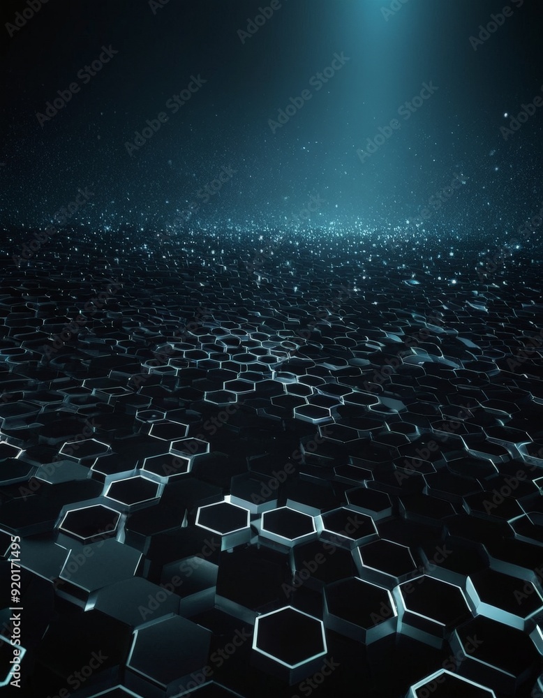 abstract hexagon background with glowing light abstract hexagon background with glowing light