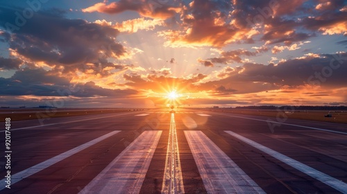 Sunset Runway