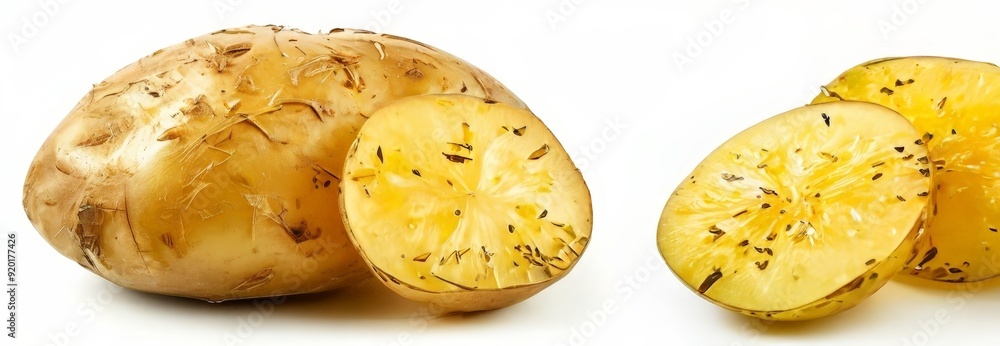 sliced potato and sliced potato sliced potato and sliced potato