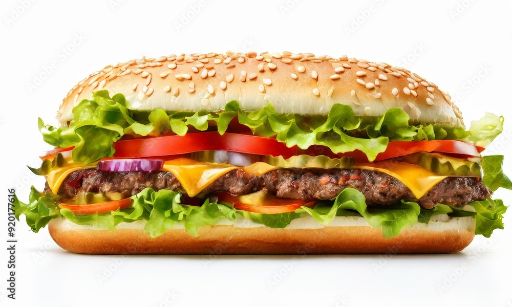 hamburger with lete and lete on it hamburger with lete and lete on it