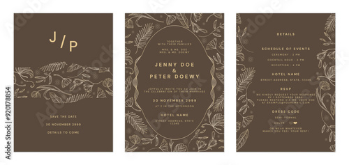 Wedding invitation template...