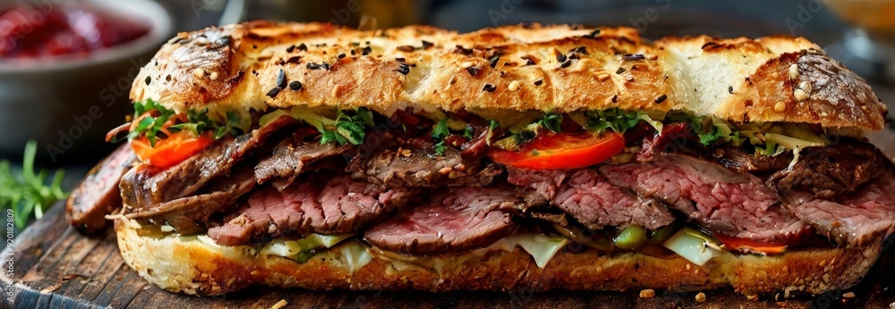 steak sandwich with let and let steak sandwich with let and let