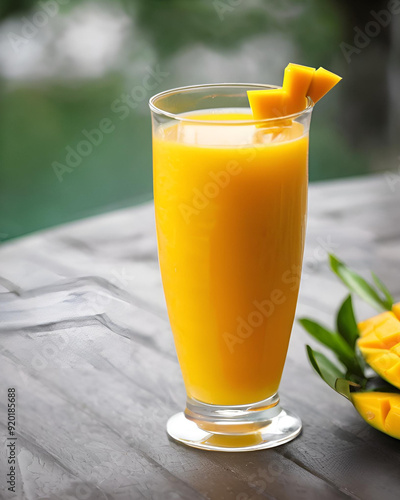 mango smoothie, fresh smoothie, mango juice, smoothie glass, gray table, delicious smoothie, healthy smoothie, tropical smoothie, fruit smoothie, mango drink, smoothie cup, refreshing beverage,