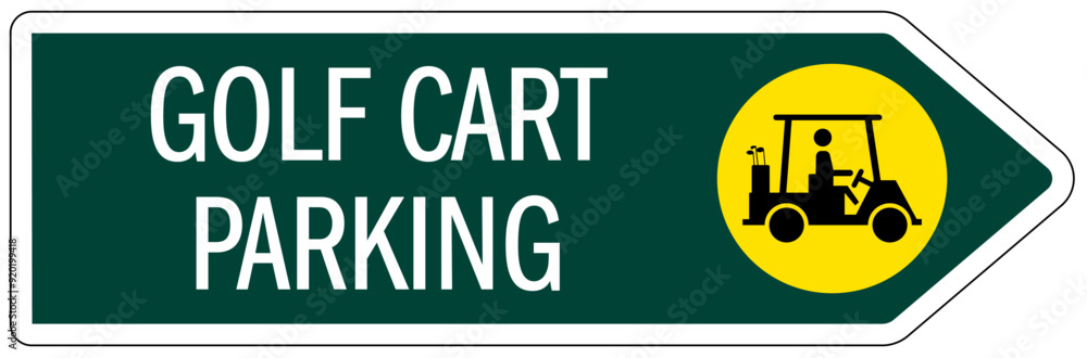 Golf cart sign golf cart parking Golf cart sign golf cart parking