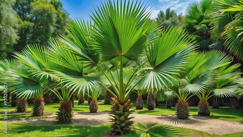 Chamaerops humilis, known as the European fan palm, is a unique and exotic palm species found in Europe