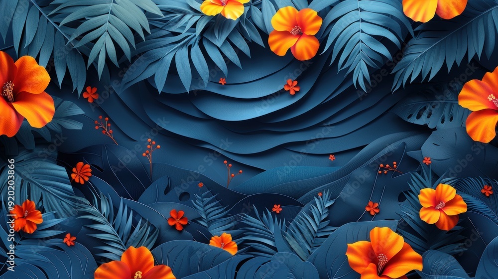 Tropical Paradise in Papercraft Tropical Paradise in Papercraft
