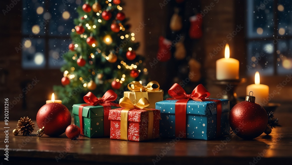 christmas tree and gifts christmas tree and gifts