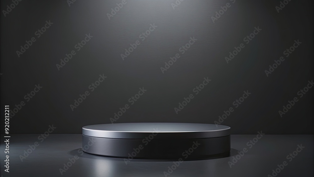 Black empty minimal product podium for product showcase, product display, showcase, presentation, minimal, black, sleek, design Black empty minimal product podium for product showcase, product display, showcase, presentation, minimal, black, sleek, design