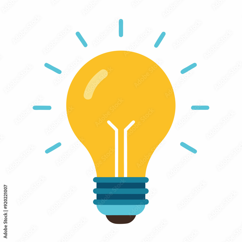 Light Bulb vector art Illustration Light Bulb vector art Illustration