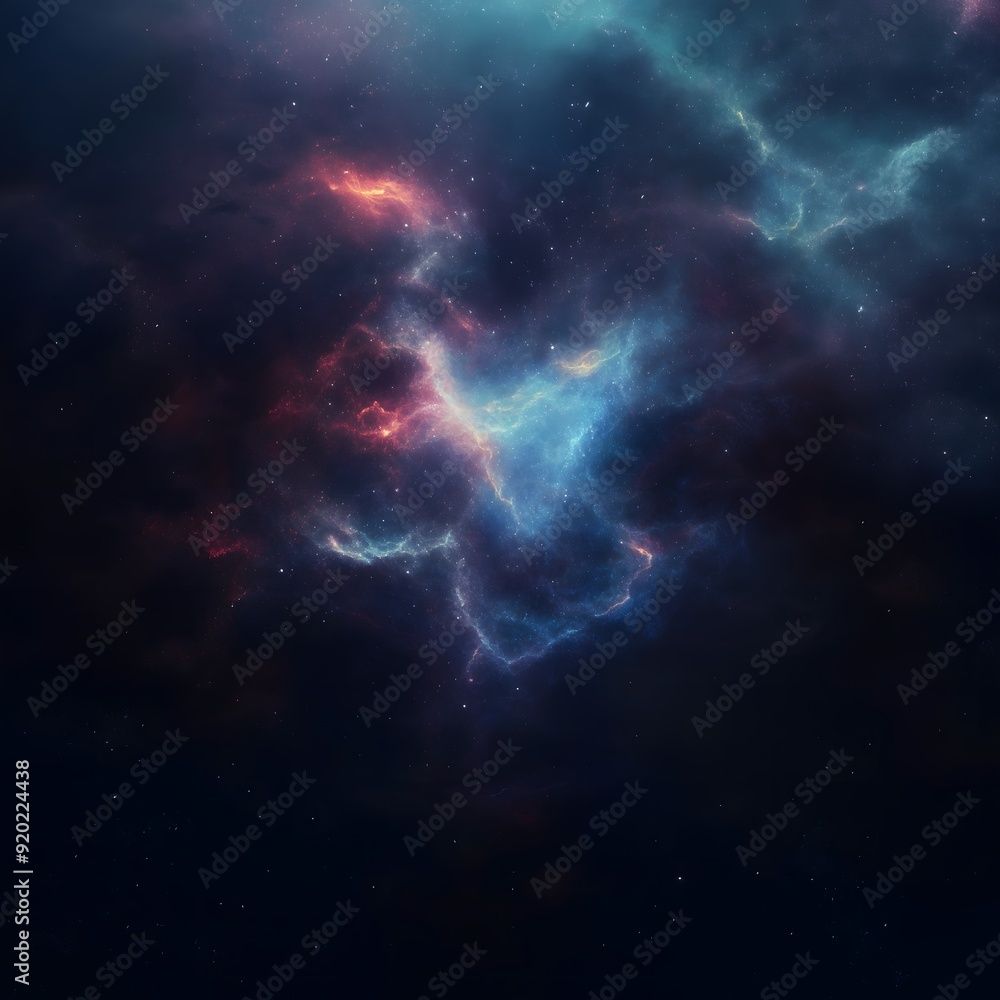 Fototapeta premium Cosmic Nebula Radiance