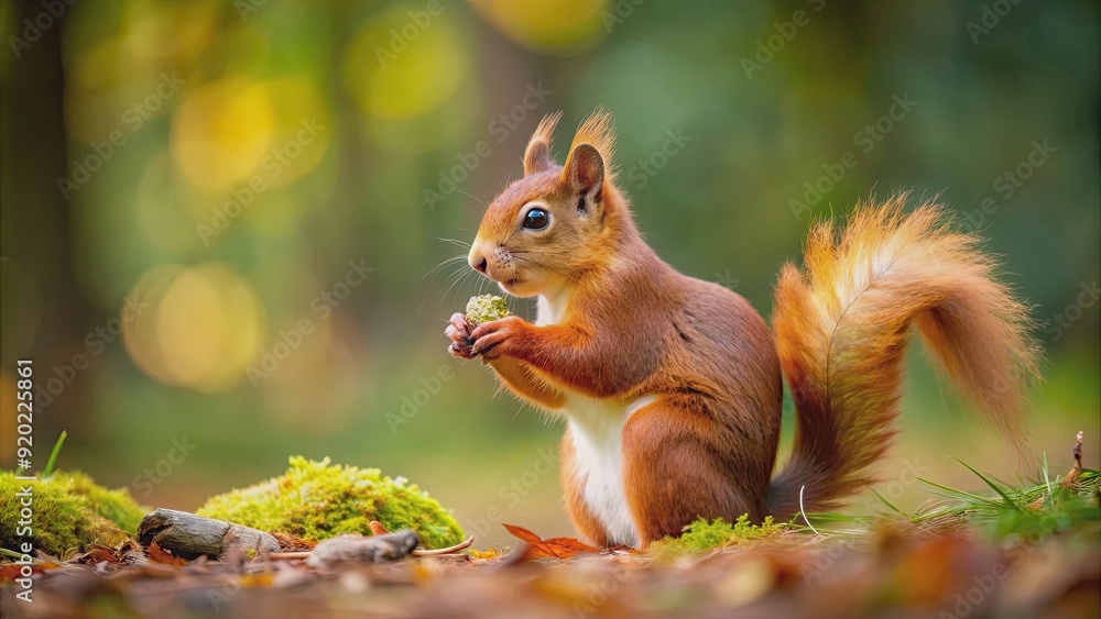 Red squirrel busy gathering nuts in a forest setting, red squirrel, gathering, nuts, wildlife, animal, forest, cute, fluffy Red squirrel busy gathering nuts in a forest setting, red squirrel, gathering, nuts, wildlife, animal, forest, cute, fluffy