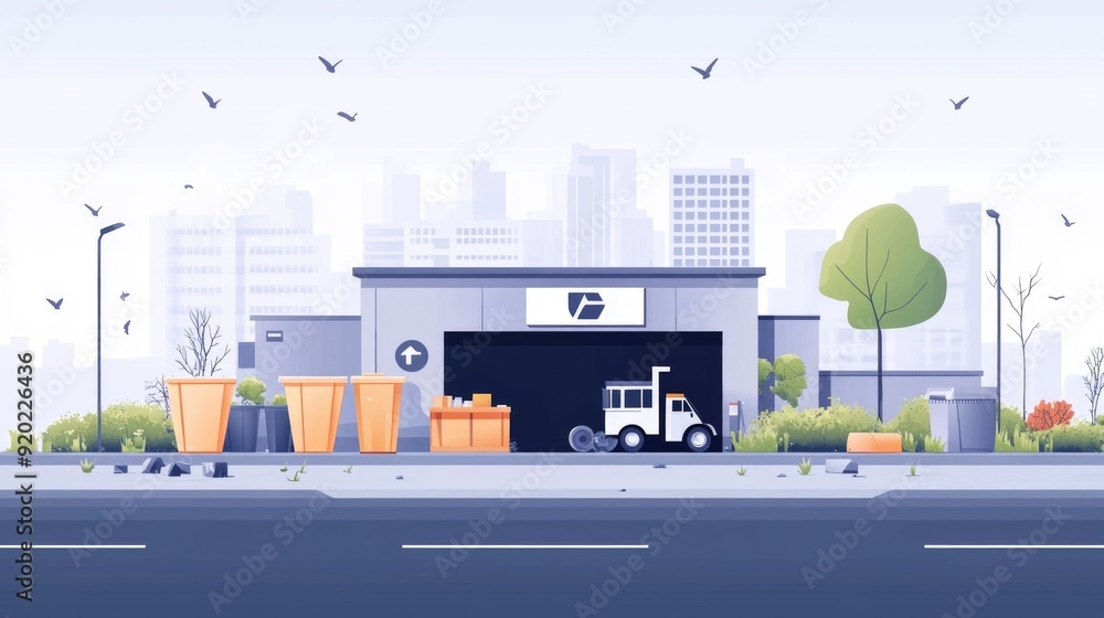 depicting a recycling initiative driven by public private partnerships ... - Patios Waste Reduction Through Partnerships