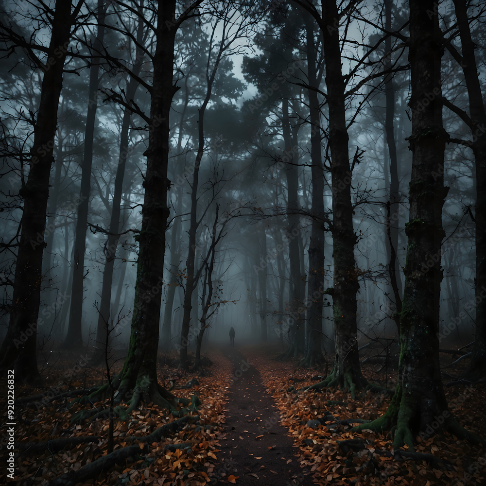 fog in the forest fog in the forest