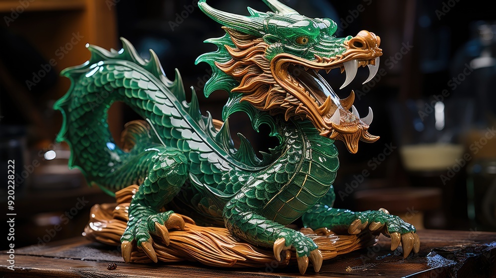 Fototapeta premium dragon statue