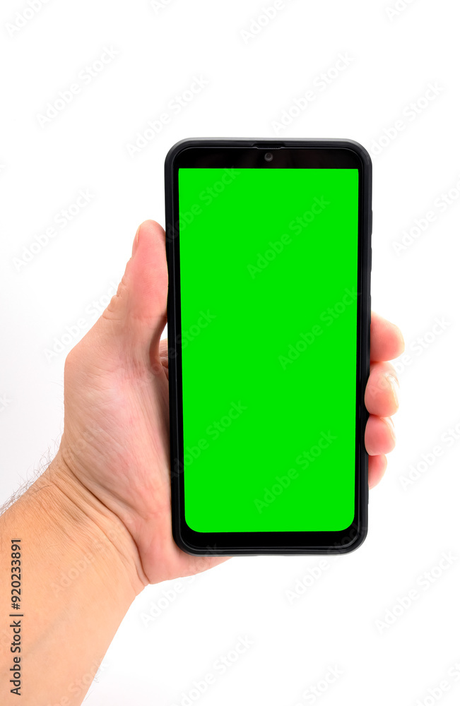 smartphone mockup with color isolated chromakey display smartphone mockup with color isolated chromakey display