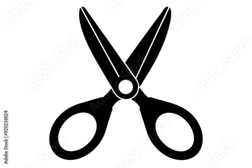 
Scissor vector Flat Icon Design, cutting sign, black vectors, Scissors for cutting flat design
