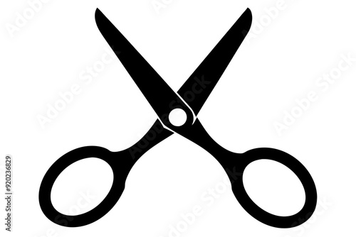 
Scissor vector Flat Icon Design, cutting sign, black vectors, Scissors for cutting flat design