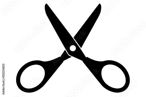 
Scissor vector Flat Icon Design, cutting sign, black vectors, Scissors for cutting flat design