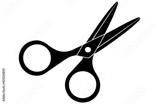 
Scissor vector Flat Icon Design, cutting sign, black vectors, Scissors for cutting flat design