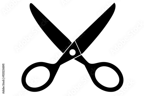 
Scissor vector Flat Icon Design, cutting sign, black vectors, Scissors for cutting flat design