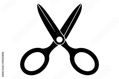 
Scissor vector Flat Icon Design, cutting sign, black vectors, Scissors for cutting flat design