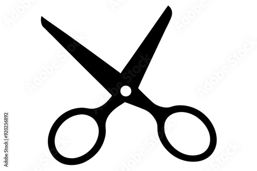 Scissors icon, collection scissors vector silhouette